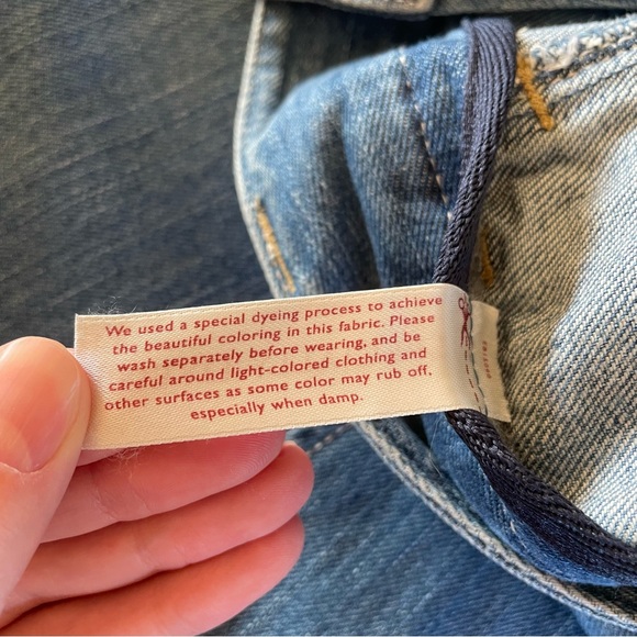 Eddie Bauer Y2K 90s Short Denim Skirt 10 Cotton Blue Jean Casual Preppy A-line - Picture 8 of 13